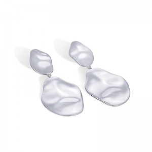 Hongde Cercei în formă de lacrimă, placați cu aur de 14K, argint 925